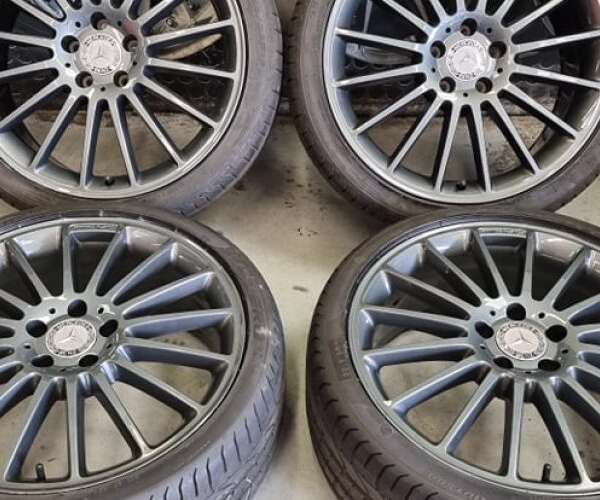 19" GENUINE MERCEDES AMG C63 ALLOY WHEELS / TYRES