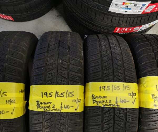 195 / 65 / 15 BARUM POLARIS 2 WINTER TYRES – FOUR AVAILABLE