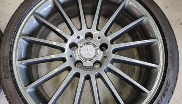 19" GENUINE MERCEDES AMG C63 ALLOY WHEELS / TYRES