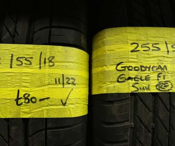 255 / 55 / 18 GOODYEAR EAGLE F1 RUN FLAT TYRES – TWO AVAILABLE