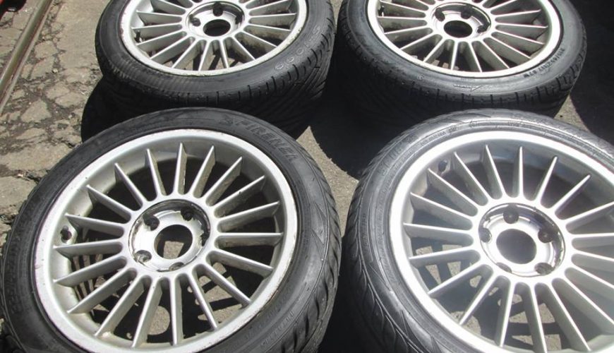 17" BMW ALPINA REPLICA ALLOY WHEELS WITH GOOD TYRES