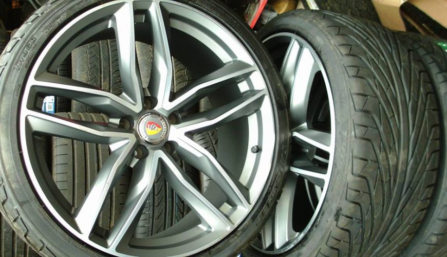 20" AUDI RS6 C STYLE ALLOY WHEELS / TYRES - 5 X 112
