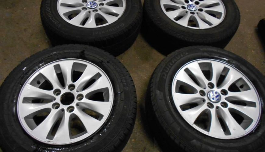 16" VOLKSWAGEN T5 ALLOY WHEELS / TYRES