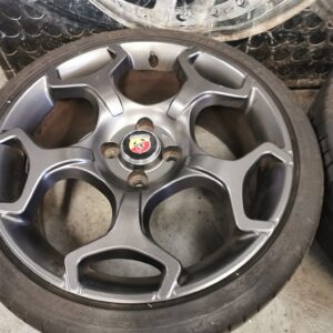 17" GENUINE FIAT ABARTH ALLOY WHEELS / TYRES