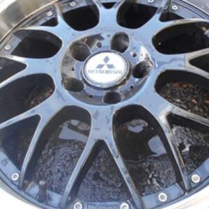 18" MITSUBISHI EVO ALLOY WHEELS / TYRES