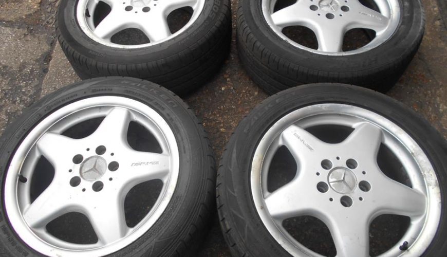 17" GENUINE AMG MERCEDES ALLOY WHEELS / TYRES