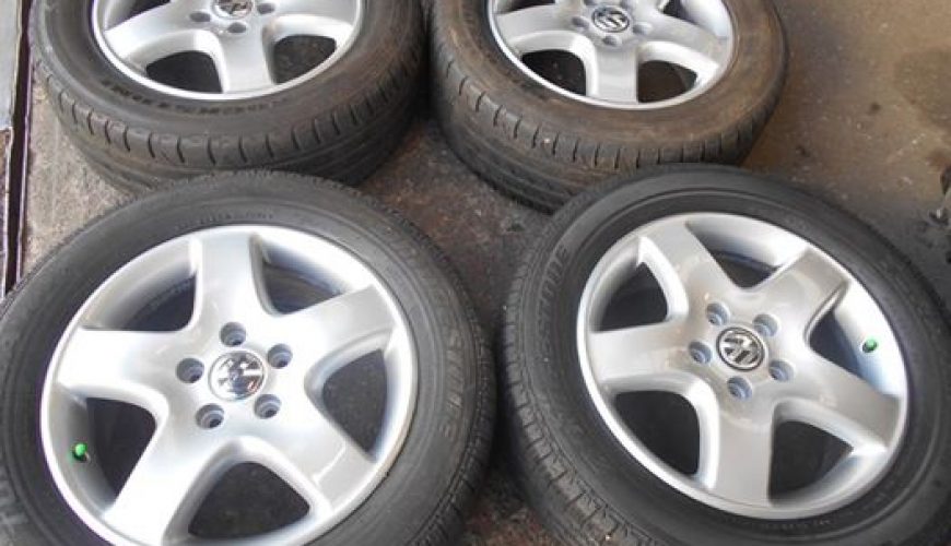 17″ GENUINE VOLKSWAGEN T5 ALLOY WHEELS / TYRES