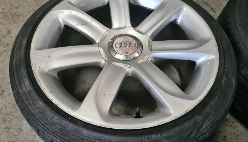 18" AUDI TT MK2 ALLOY WHEELS / TYRES - Image 3