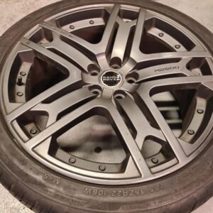 22" GENUINE KHAN RS600 ALLOY WHEELS / TYRES - RANGE ROVER
