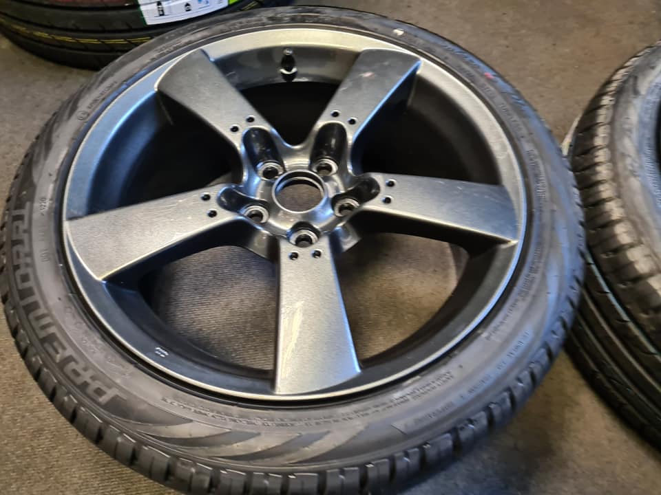 18" MAZDA RX8 ALLOY WHEELS / NEW TYRES