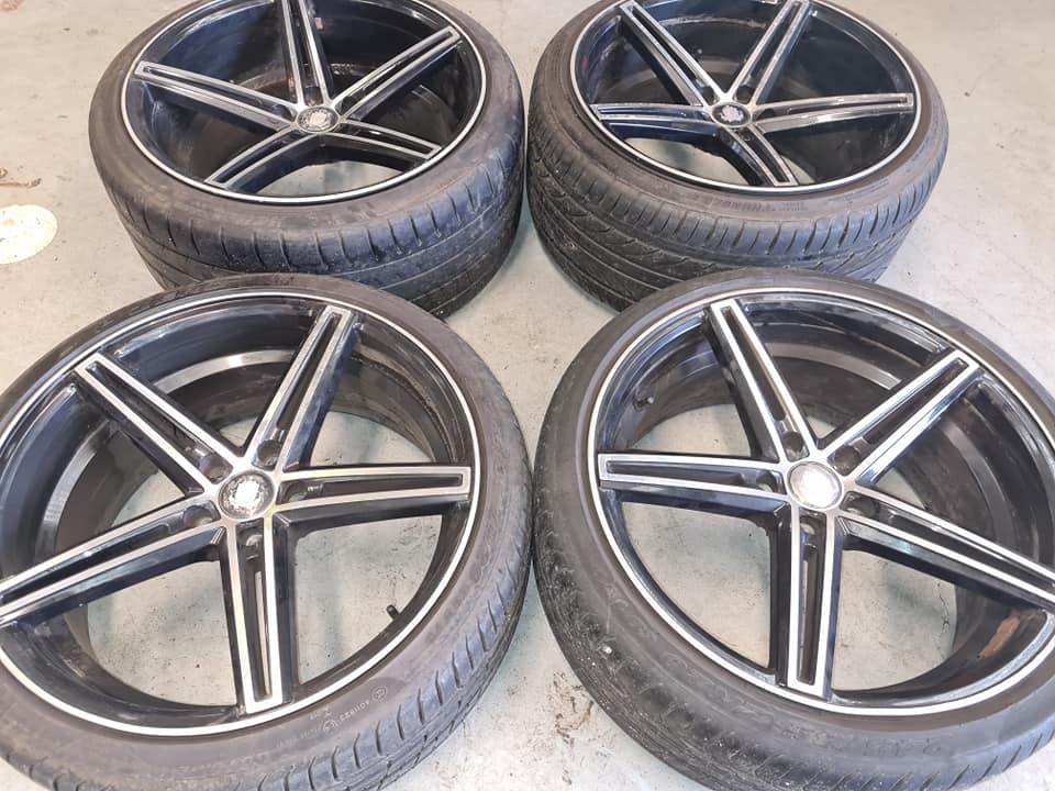 20" AXE EX14 ALLOY WHEELS / TYRES - MERCEDES - Image 4