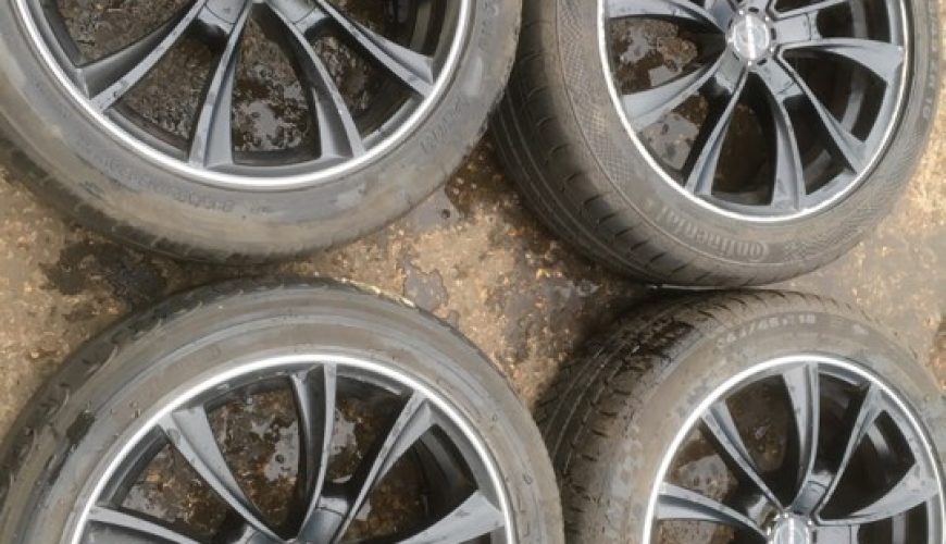 18″ VOLKSWAGEN T5 SCHMIDT GENESIS ALLOY WHEELS / TYRES - Image 2
