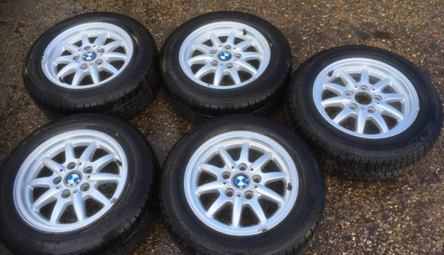15" BMW E36 ALLOY WHEELS / TYRES