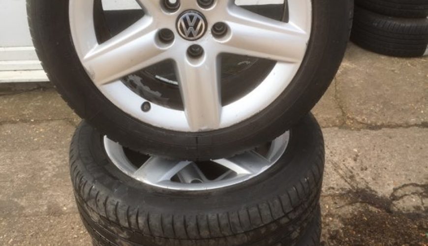 17" VOLKSWAGEN T4 ALLOY WHEELS / TYRES - Image 2