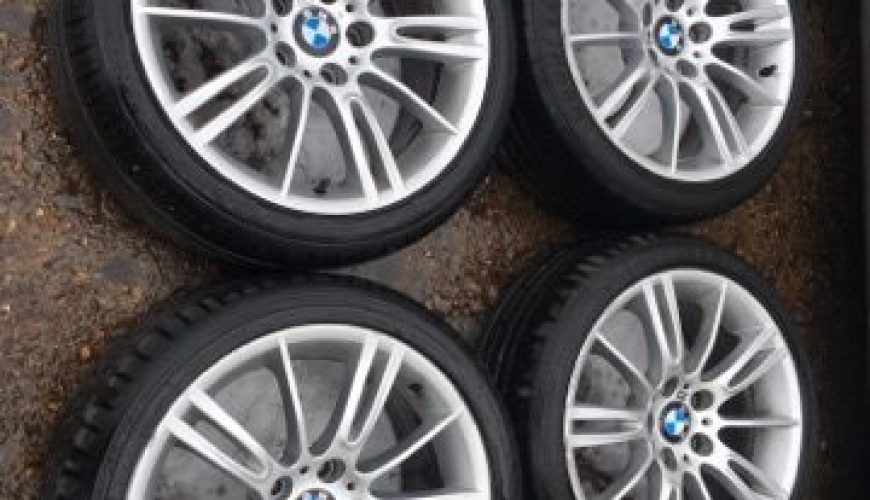 18" GENUINE BMW MOTORSPORT ALLOY WHEELS / TYRES