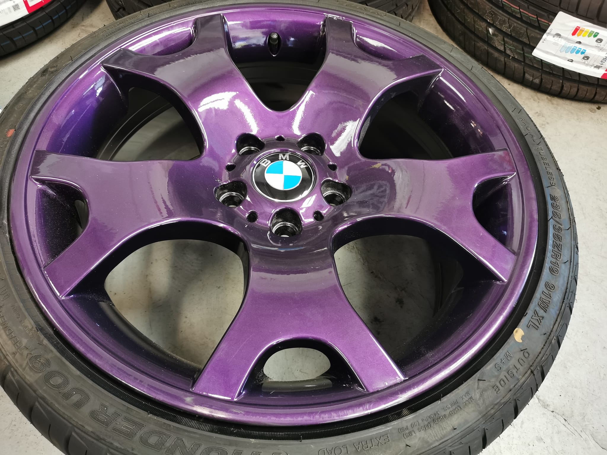 19" Genuine Bmw Tiger Claw Alloy Wheels / Tyres - Image 2