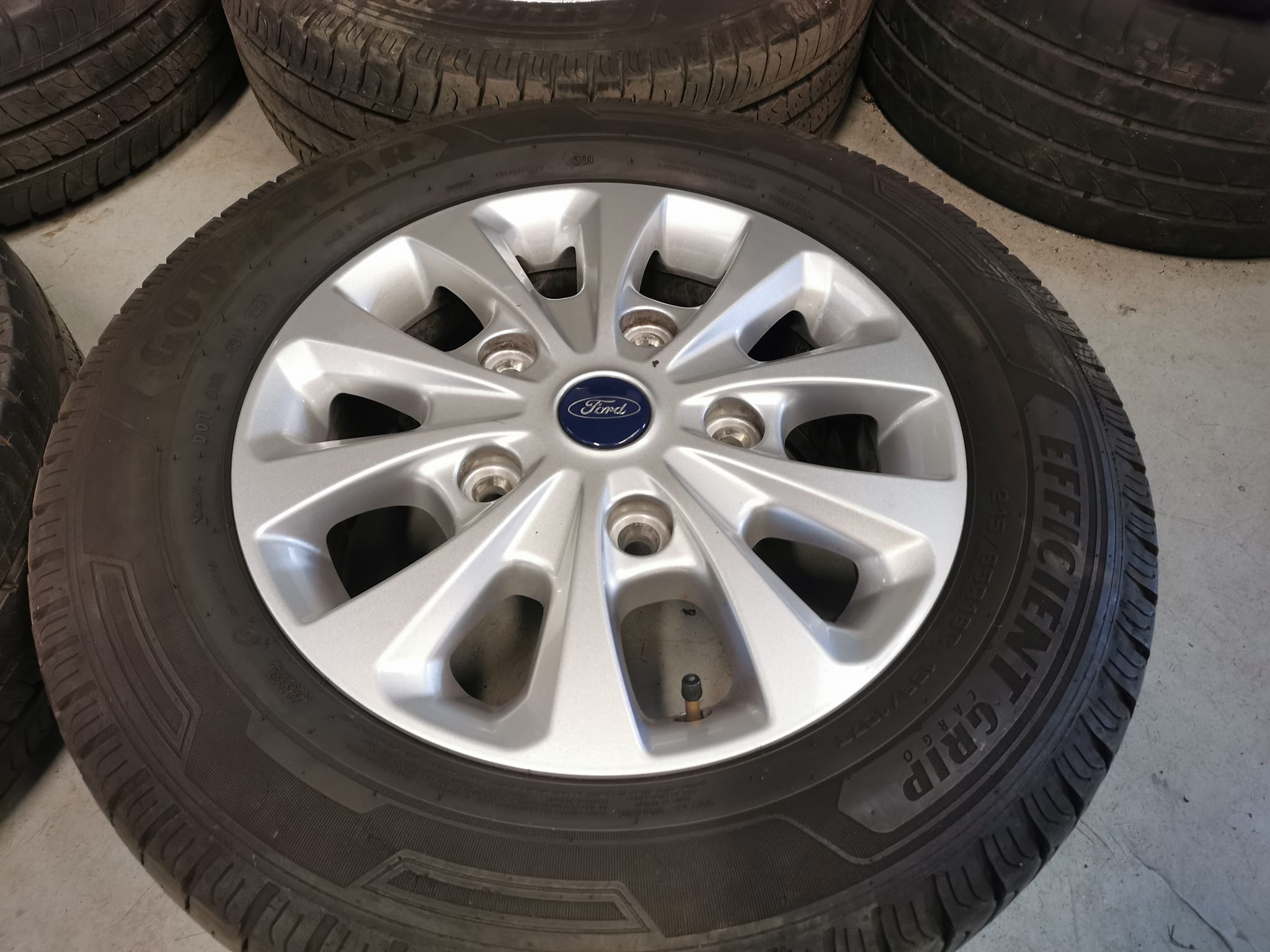 16" Ford Transit Custom Limited Alloy Wheels / Tyres - Image 3