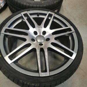 20" AUDI S LINE STYLE ALLOY WHEELS RARE BICOLOUR OPTION