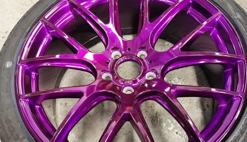 20" BMW CSL STYLE ALLOY WHEELS / NEW TYRES – CANDY PURPLE - Image 3