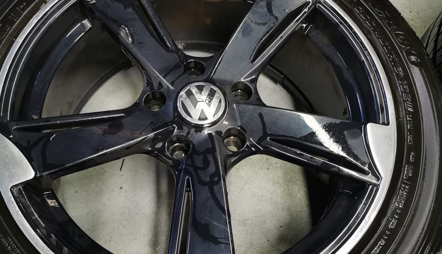 18" VOLKSWAGEN T5 ROTOR STYLE ALLOY WHEELS / TYRES - Image 3
