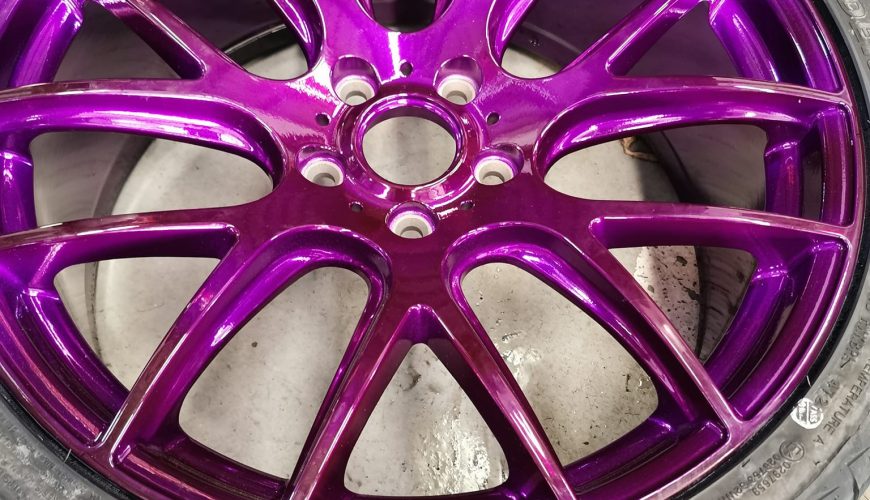 20" BMW CSL STYLE ALLOY WHEELS / NEW TYRES – CANDY PURPLE - Image 2