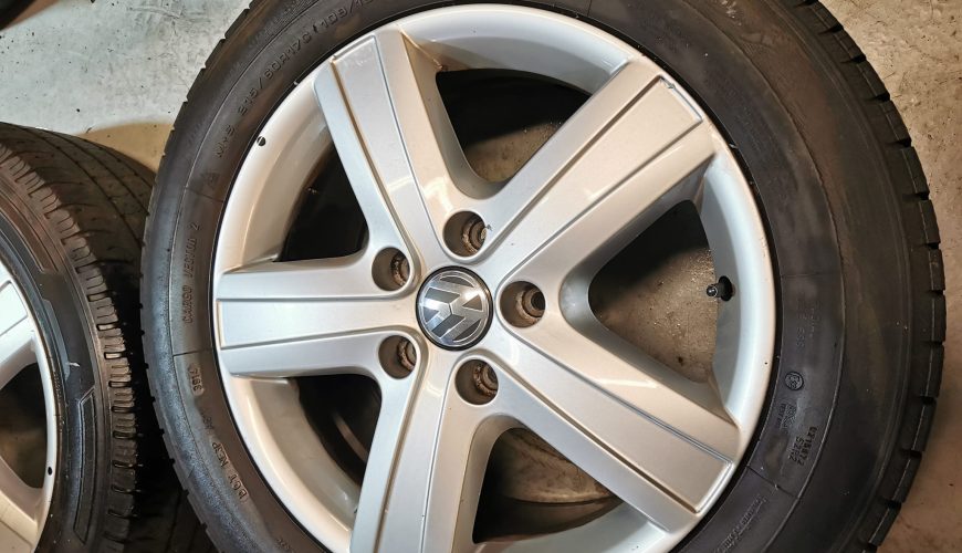 17" VOLKSWAGEN T5 THUNDER ALLOY WHEELS / TYRES - Image 2