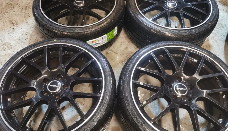 20" SUPERMETAL TRIDENT ALLOY WHEELS / NEW TYRES – VOLKSWAGEN T5 / T6
