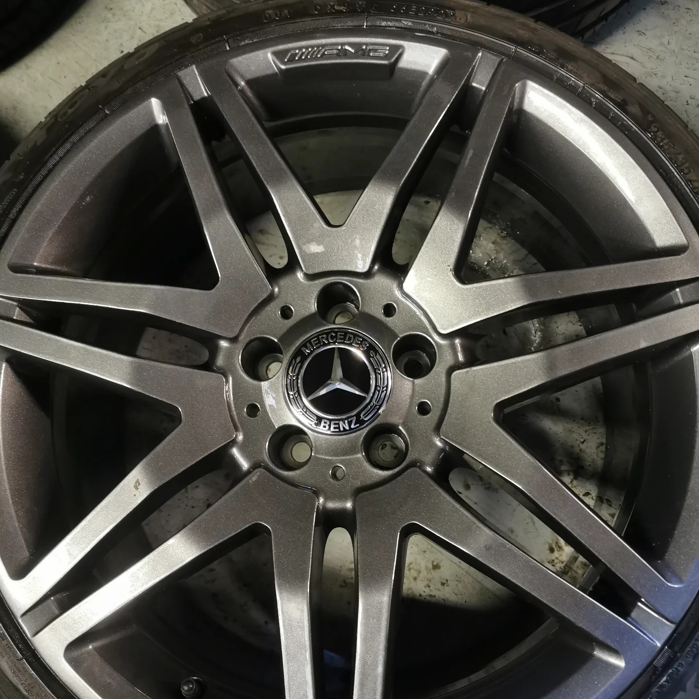 19" GENUINE MERCEDES AMG ALLOY WHEELS / TOYO PROXES TYRES - Image 2