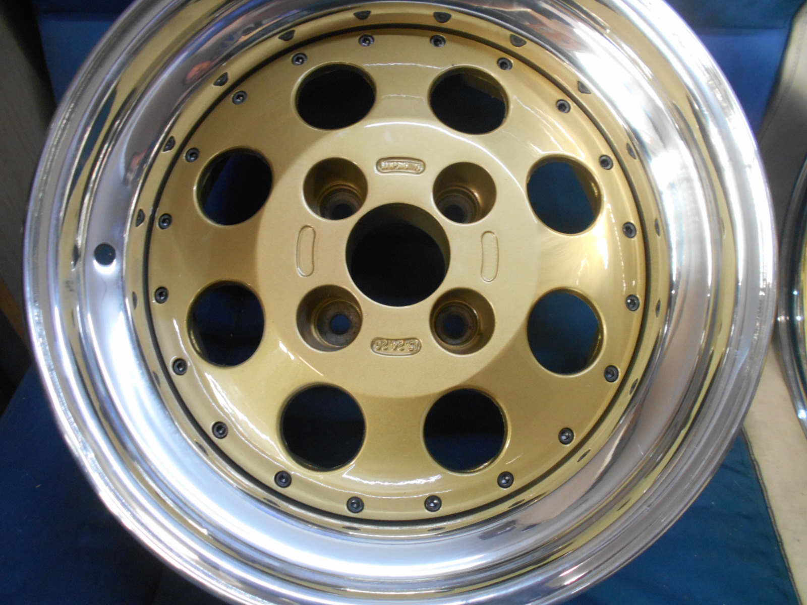 15″ GENUINE DIMMA PHASE 1 SPLIT RIM ALLOY WHEELS - PEUGEOT 205 - 4 X 108 FITMENT - Image 3