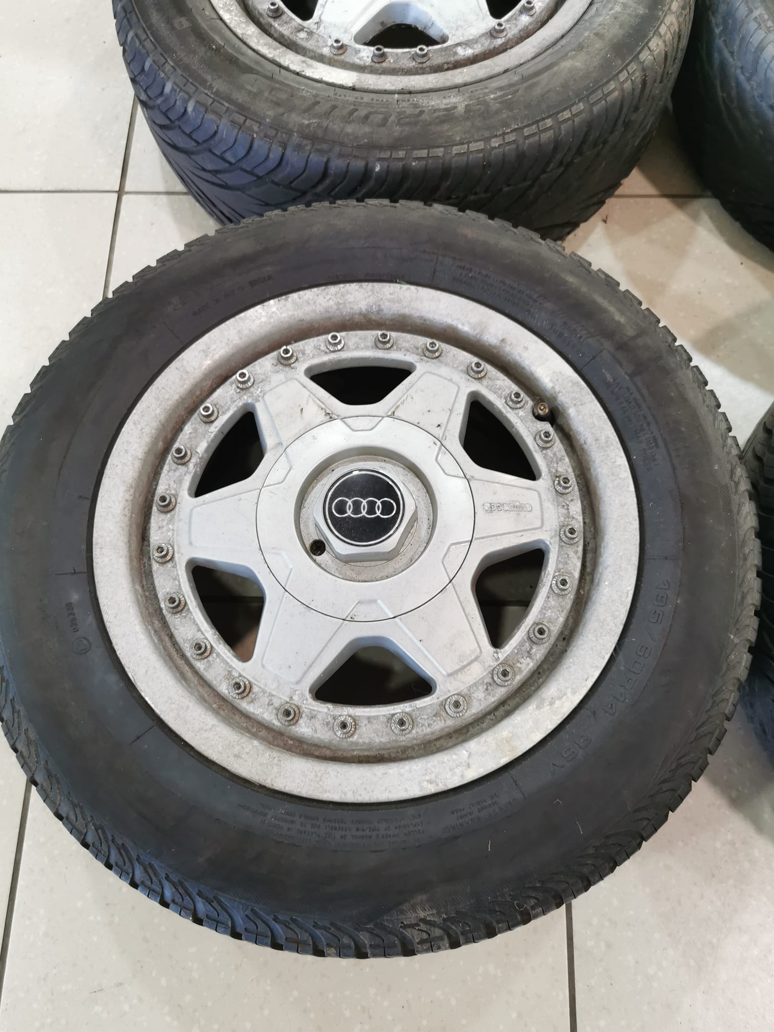 14" GENUINE SPEEDLINE ALLOY WHEELS / TYRES - AUDI - 4 X 108 FITMENT - Image 3