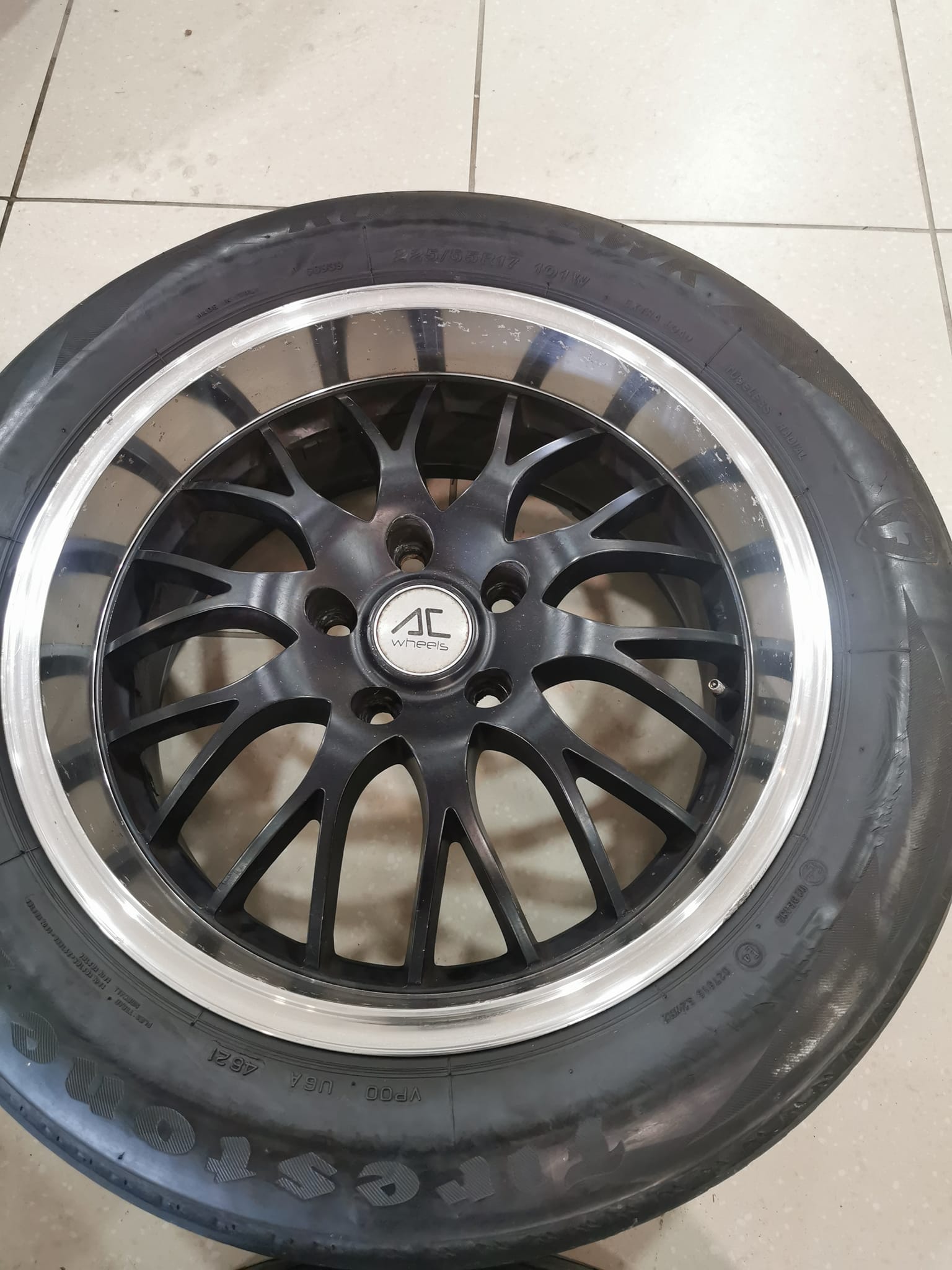 17" A C DEEP DISH ALLOY WHEELS / TYRES - VAUXHALL VIVARO / RENAULT TRAFIC - Image 4