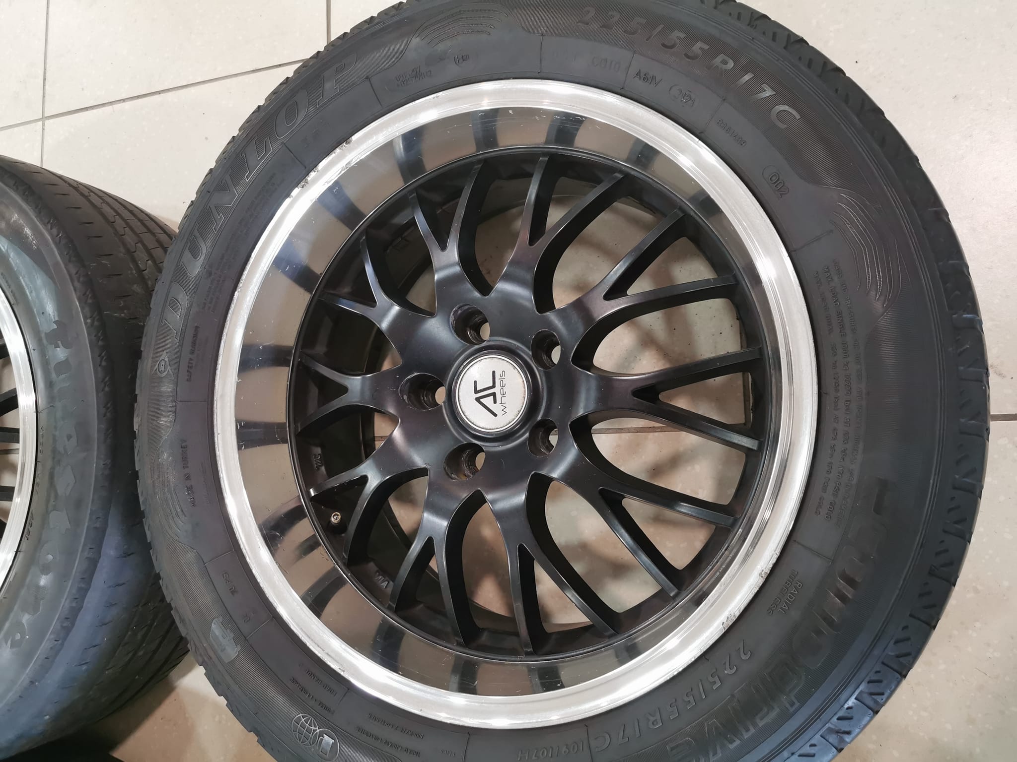 17" A C DEEP DISH ALLOY WHEELS / TYRES - VAUXHALL VIVARO / RENAULT TRAFIC - Image 5