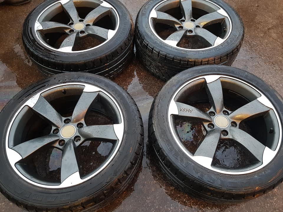 18" AUDI ROTOR STYLE ALLOY WHEELS / TYRES - Image 4