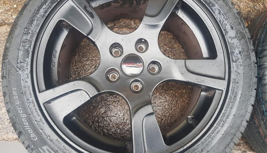 18" VOLKSWAGEN T5 SPORTLINE ALLOY WHEELS / NEW TYRES - Image 2