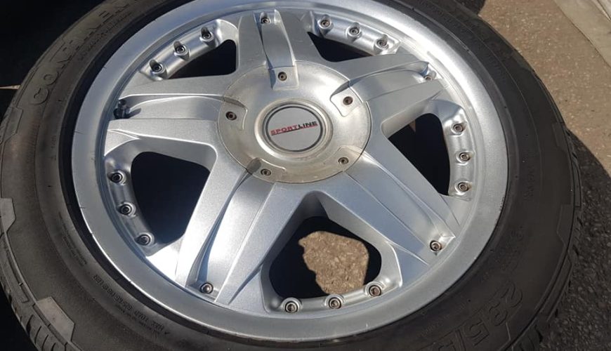 18" GENUINE VOLKSWAGEN T5 SPORTLINE ALLOY WHEELS / TYRES