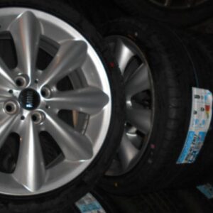 17″ GENUINE BMW MINI COOPER S ALLOY WHEELS – NEW TYRES