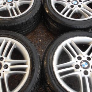 17" GENUINE BMW STYLE 87 ALLOY WHEELS / TYRES