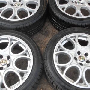18" GENUINE ALFA ROMEO BRERA ALLOY WHEELS / TYRES