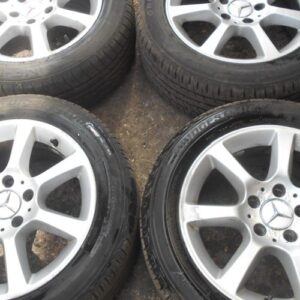 16" GENUINE MERCEDES C CLASS COUPE ALLOY WHEELS / TYRES