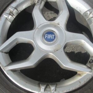 17" FIAT ABARTH ALLOY WHEELS WITH GOOD TYRES