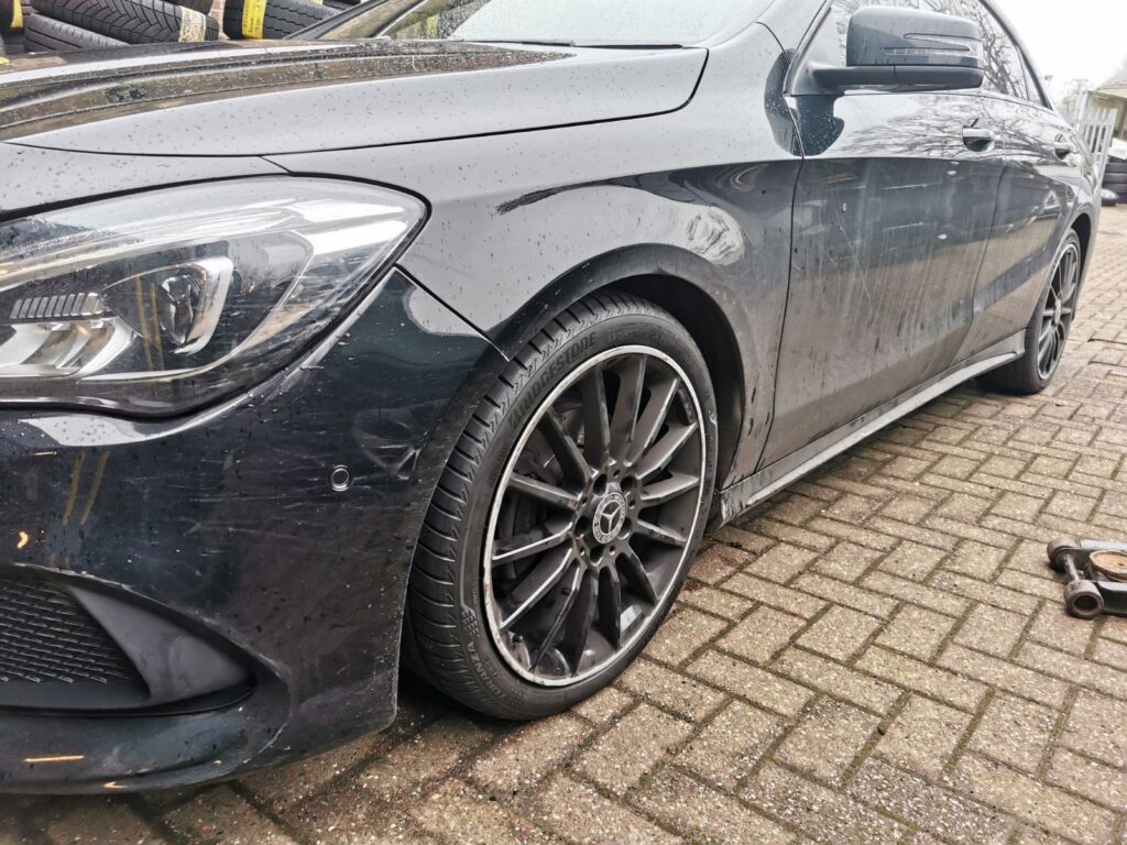 Mercedes C class wheel upgrade