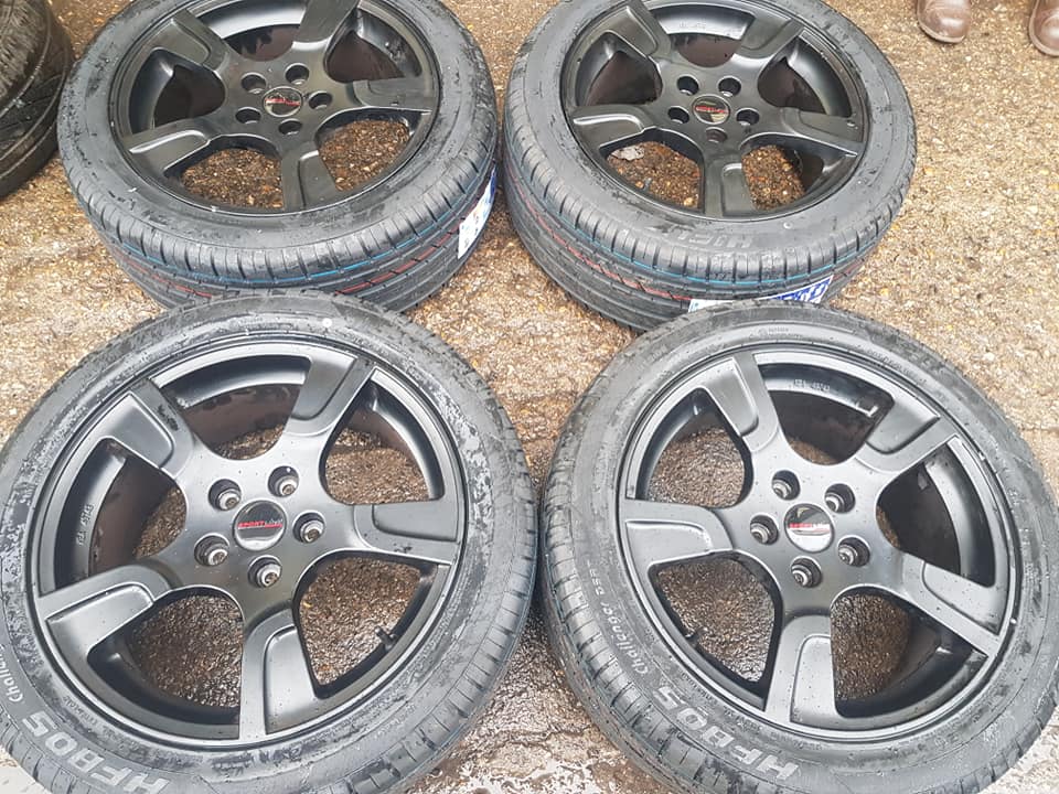 18" VOLKSWAGEN T5 SPORTLINE ALLOY WHEELS / NEW TYRES Performance