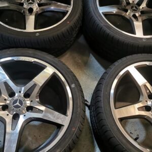 18" GENUINE MERCEDES SLK AMG ALLOY WHEELS / NEW TYRES