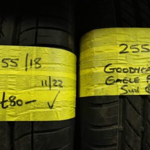 255 / 55 / 18 GOODYEAR EAGLE F1 RUN FLAT TYRES – TWO AVAILABLE