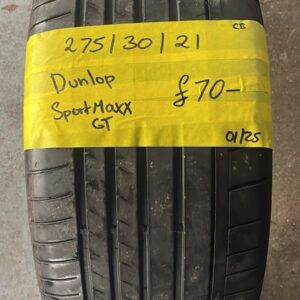 275 30 21 dunlop sport maxx