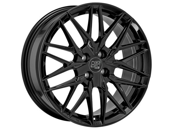 MSW 50-4 18x7.5 ET35 4x100 GLOSS BLACK - Image 1