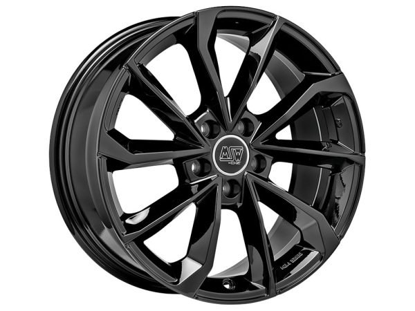 MSW 42 19x8 ET35 5x112 GLOSS BLACK - Image 1