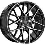 MSW 74 20x8.5 ET40 5x112 GLOSS BLACK FULL POLISHED