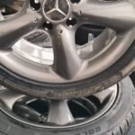 17" GENUINE MERCEDES CLK ADHARAZ ALLOY WHEELS / TYRES