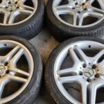18" GENUINE MERCEDES AMG ALLOY WHEELS / TYRES – STAGGERED SET